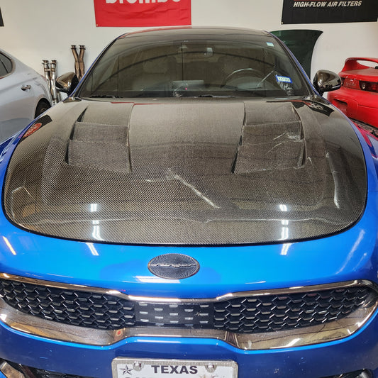 Seibon 18-23 Kia Stinger TS Carbon Fiber Hood (Group Buy From IMR in Dallas TX, Includes shipping and tax))