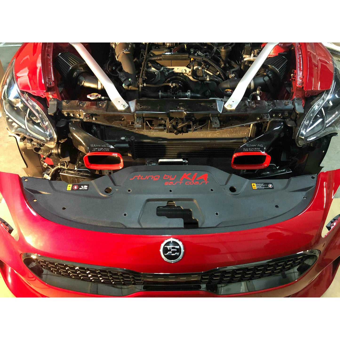 2018-2019 Kia Stinger 3.3T Velossa Tech Big Mouth Dual Ram Air Intake